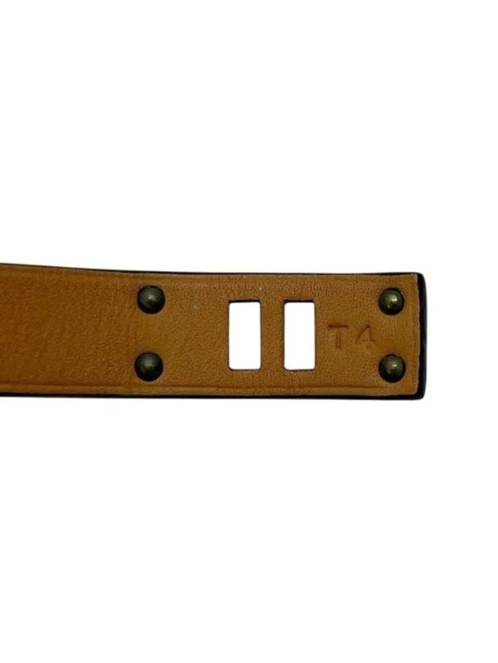Hermes Bracelet Mini Dog Navy Swift Leather